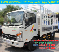 Xe Veam VT200-2  2.1 Tấn ( Thùng 4m390)